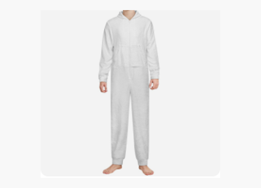 Flannel Footless Zip Jumpsuit